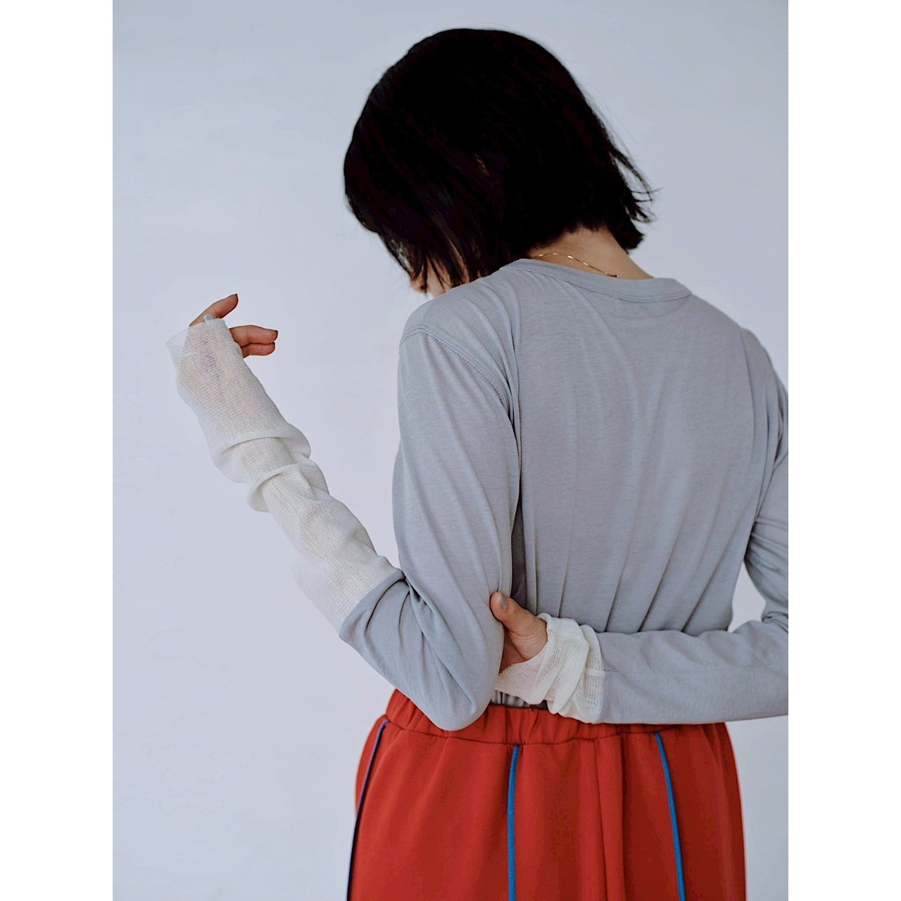 【PRE-ORDER】COLOR CUFF L/S TEE