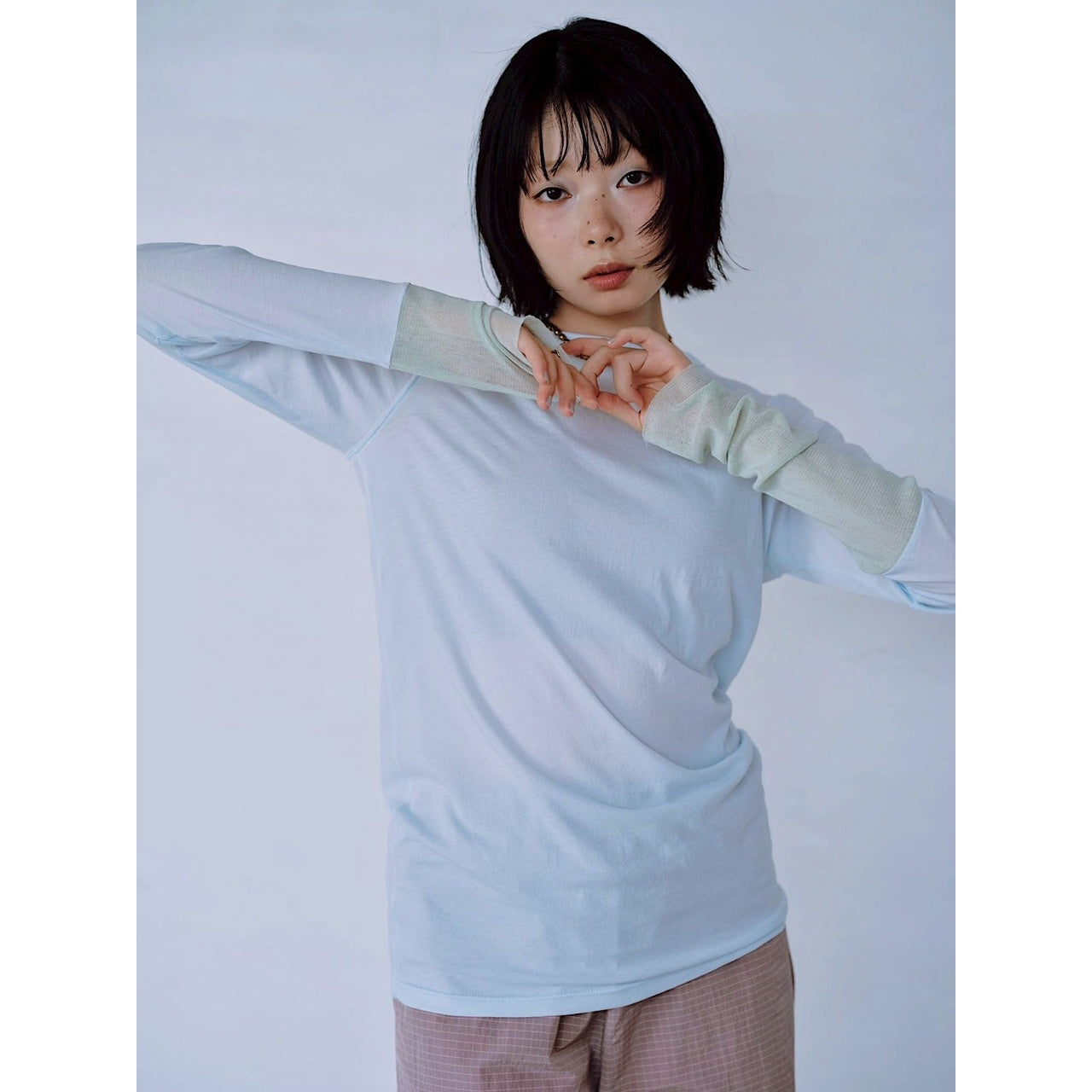 【PRE-ORDER】COLOR CUFF L/S TEE