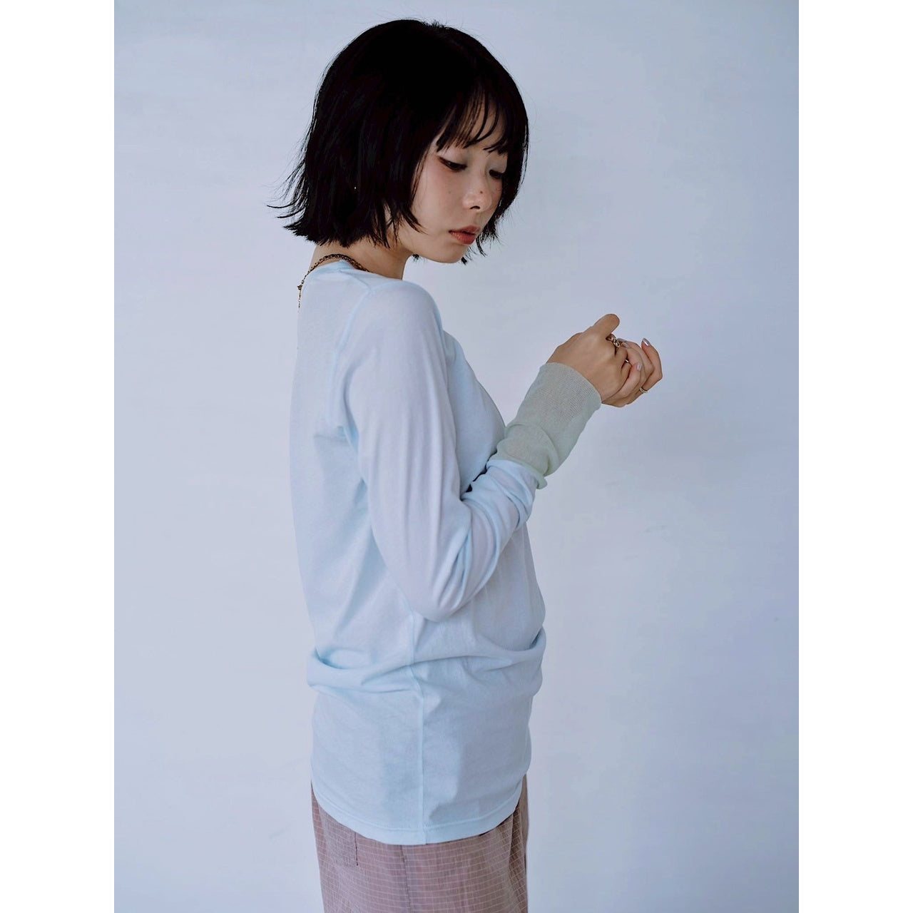 【PRE-ORDER】COLOR CUFF L/S TEE