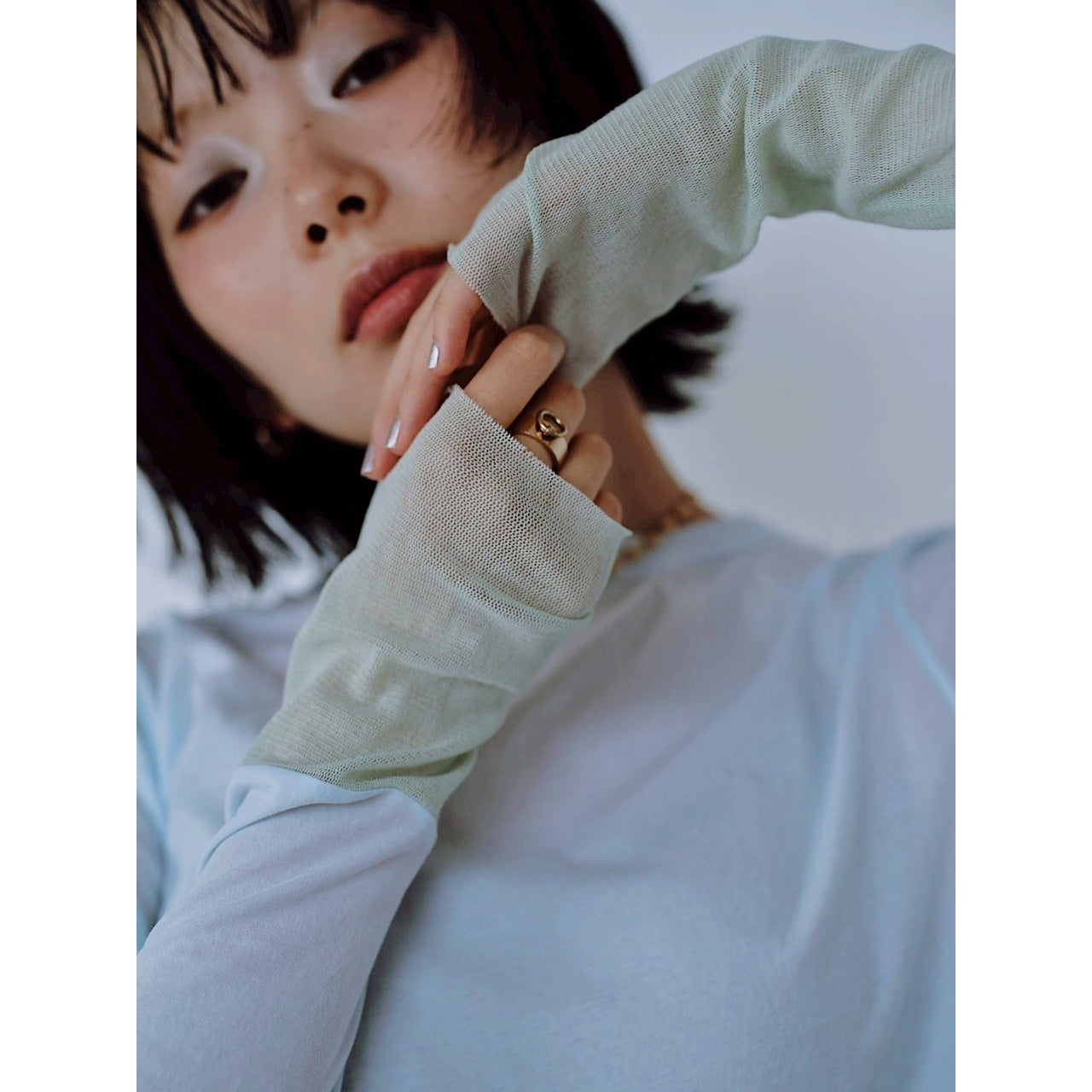 【PRE-ORDER】COLOR CUFF L/S TEE