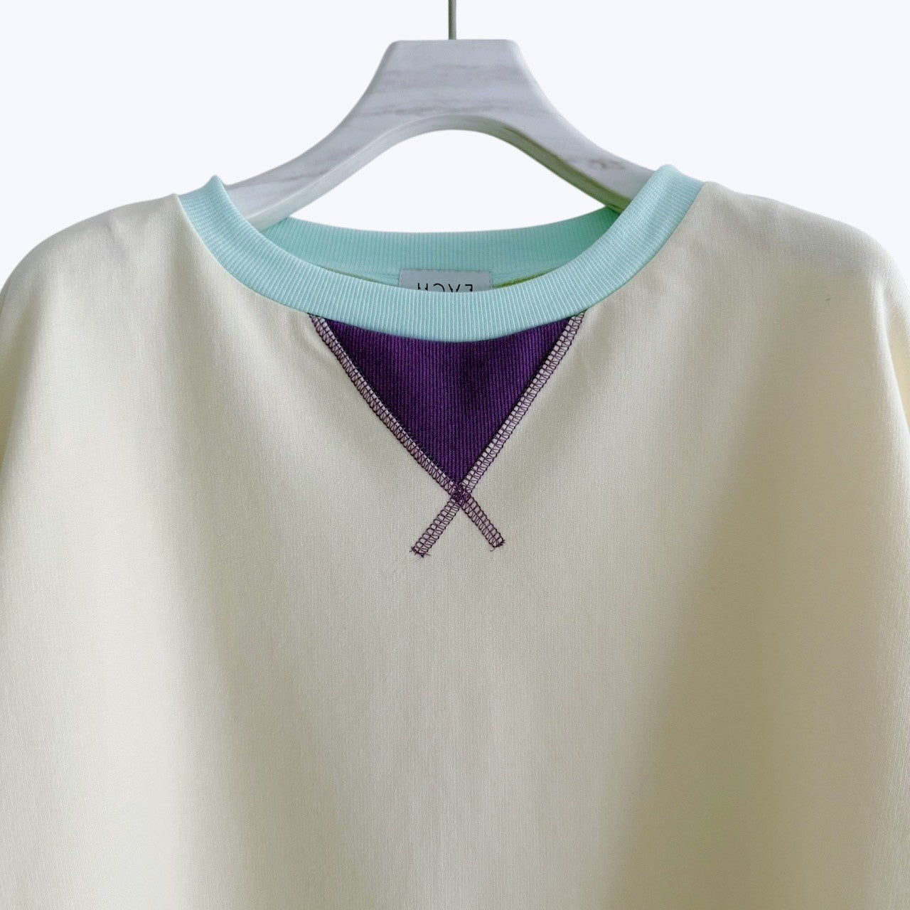 【PRE-ORDER】COLOR PANEL SWEAT TEE