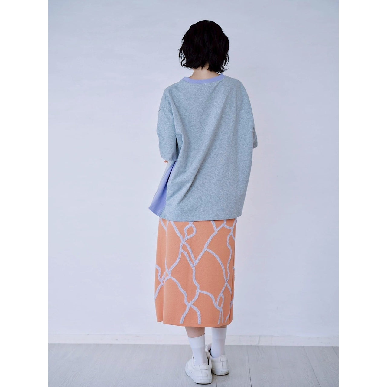 【PRE-ORDER】COLOR PANEL SWEAT TEE