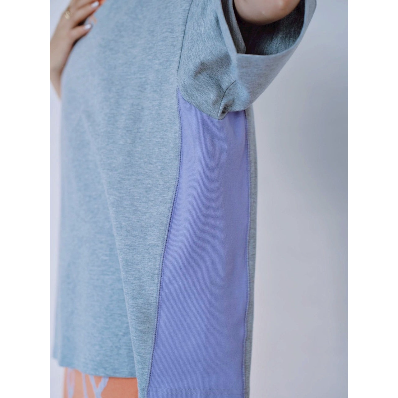 【PRE-ORDER】COLOR PANEL SWEAT TEE