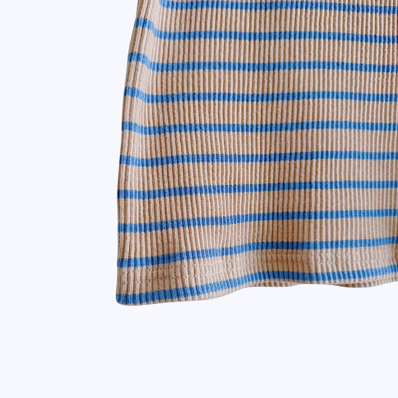 【PRE-ORDER】MIX STRIPE RIB TEE