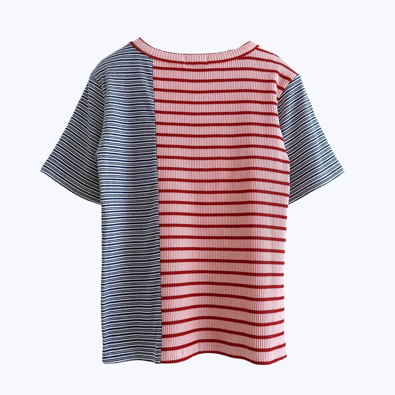 【PRE-ORDER】MIX STRIPE RIB TEE