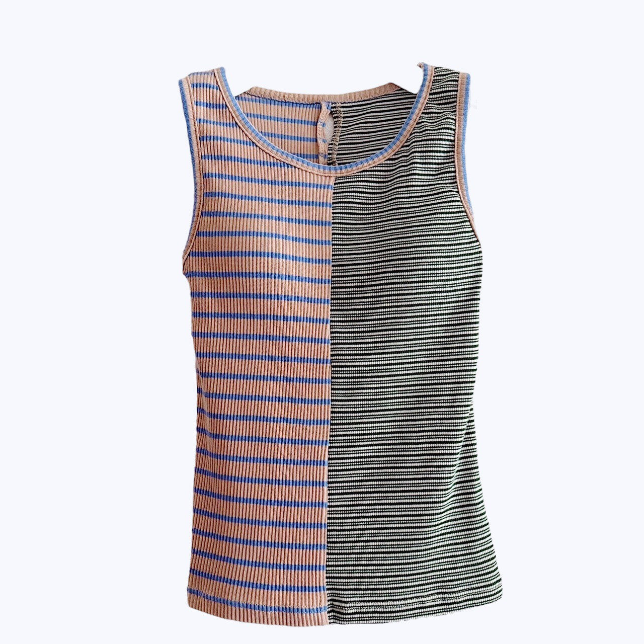 【PRE-ORDER】MIX STRIPE RIB TANK