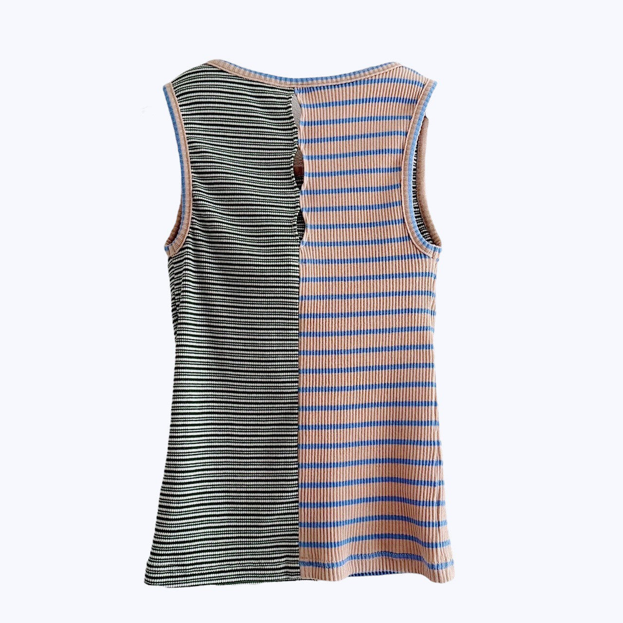 【PRE-ORDER】MIX STRIPE RIB TANK