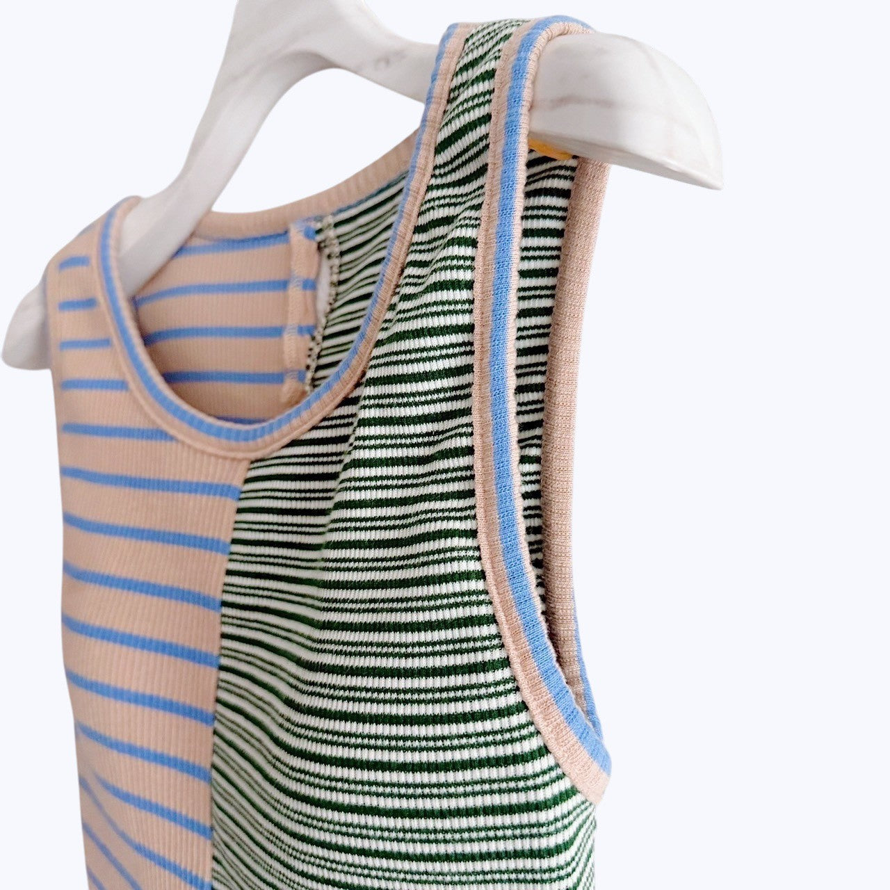 【PRE-ORDER】MIX STRIPE RIB TANK