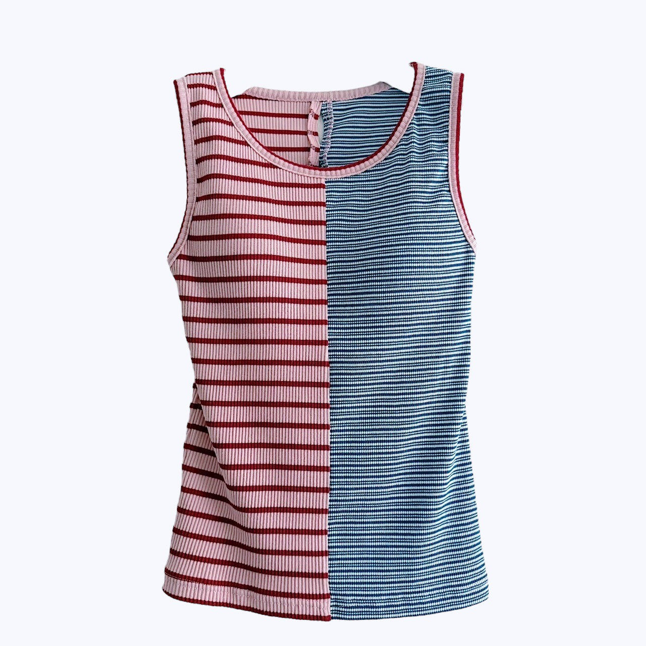 【PRE-ORDER】MIX STRIPE RIB TANK