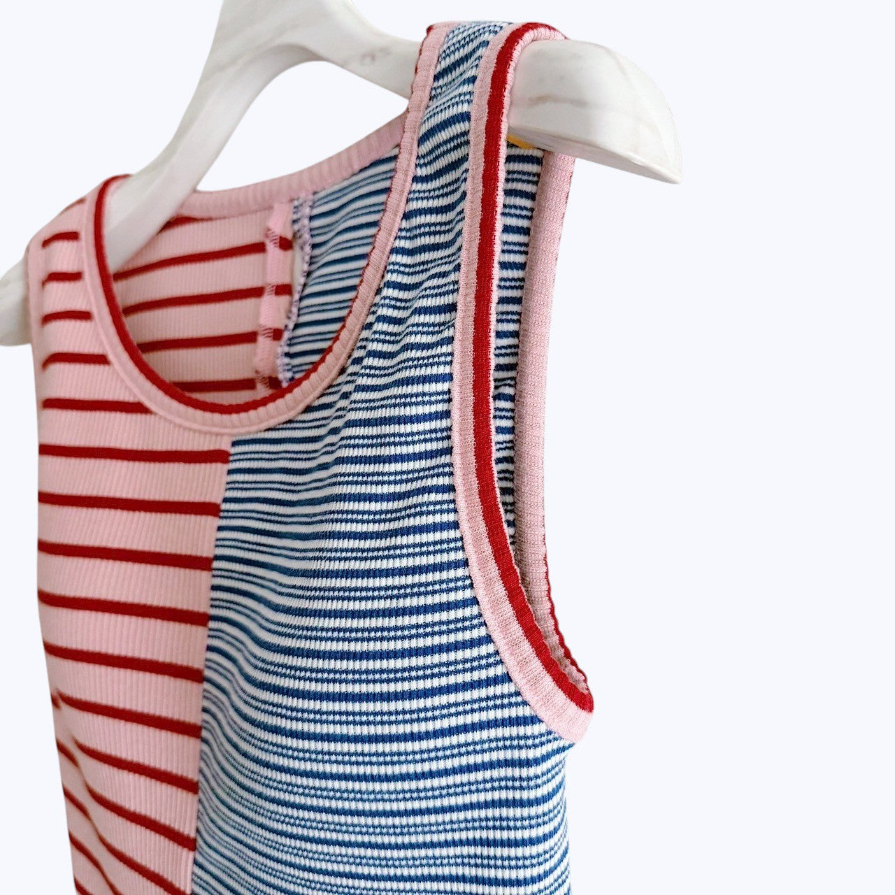 【PRE-ORDER】MIX STRIPE RIB TANK