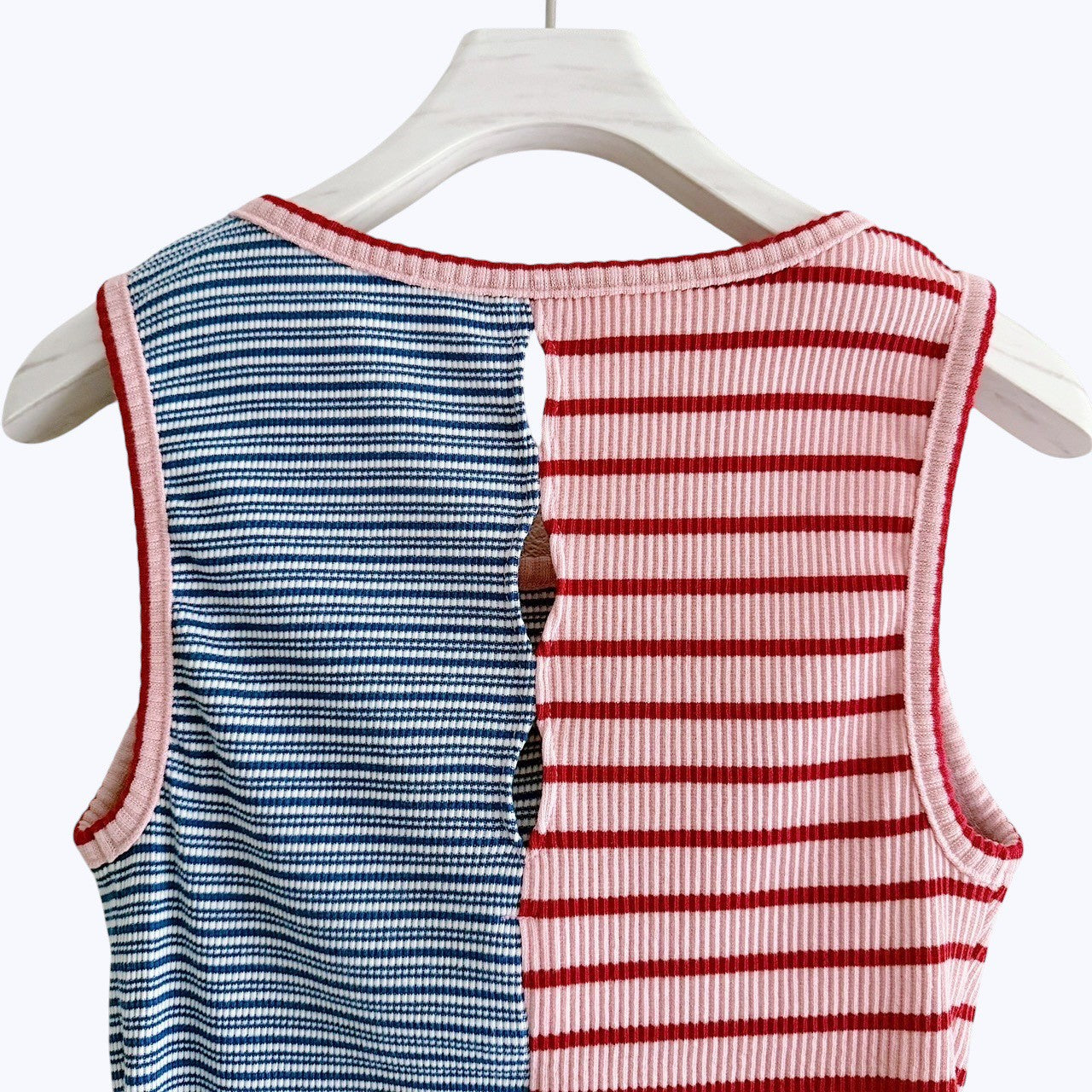 【PRE-ORDER】MIX STRIPE RIB TANK