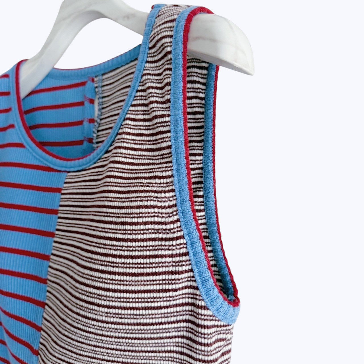 【PRE-ORDER】MIX STRIPE RIB TANK