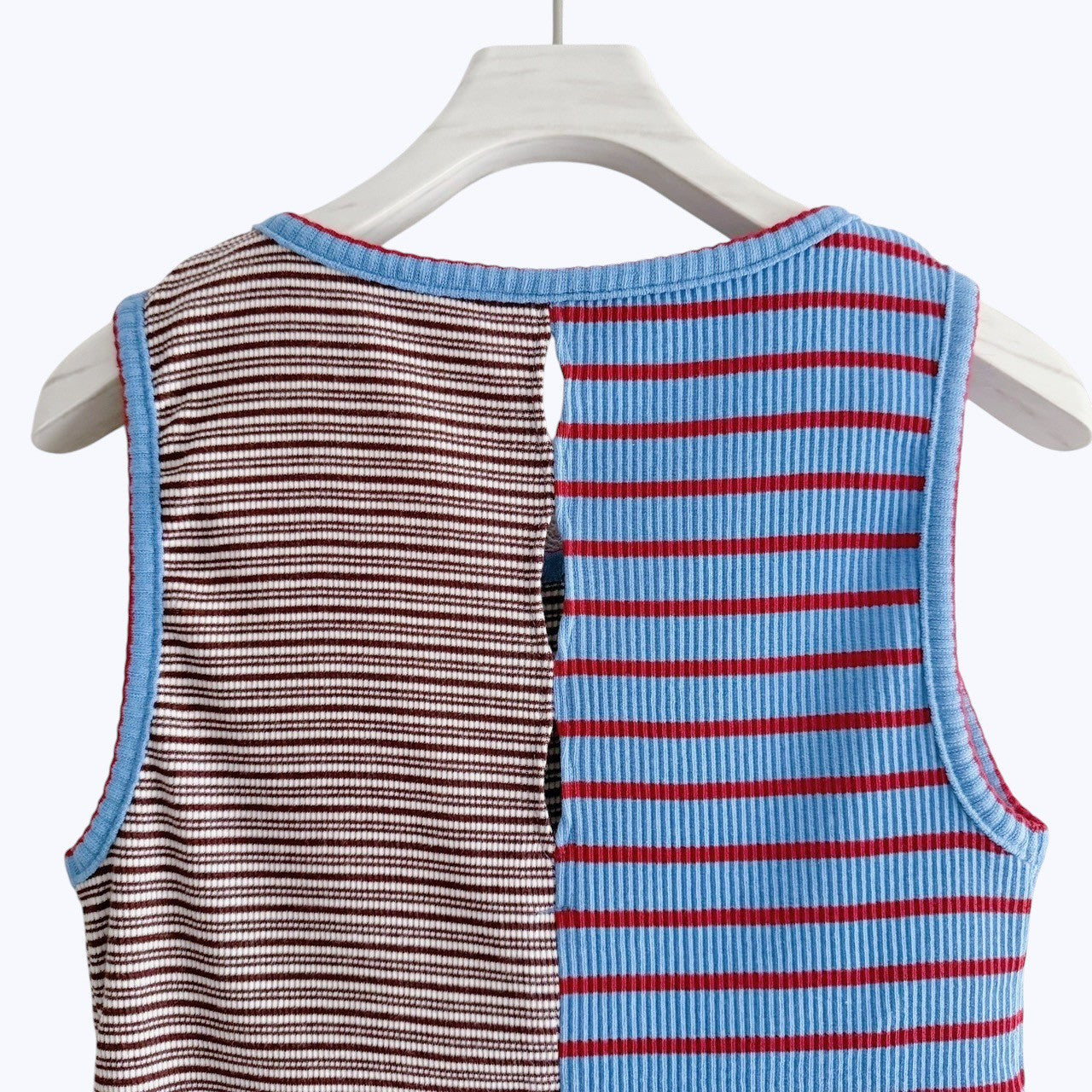 【PRE-ORDER】MIX STRIPE RIB TANK