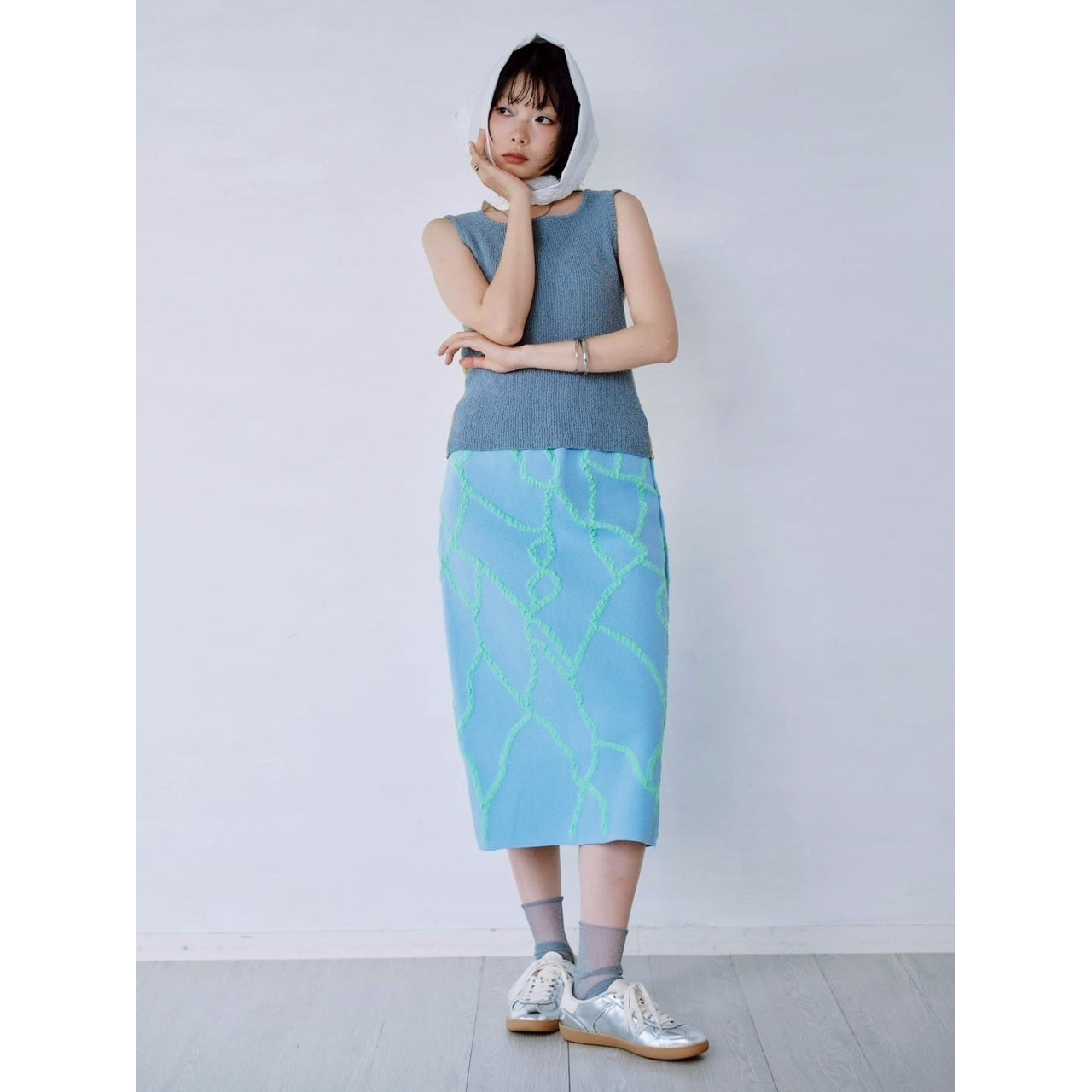 【PRE-ORDER】DUAL WEAR ZIP-FRONT KNIT VEST