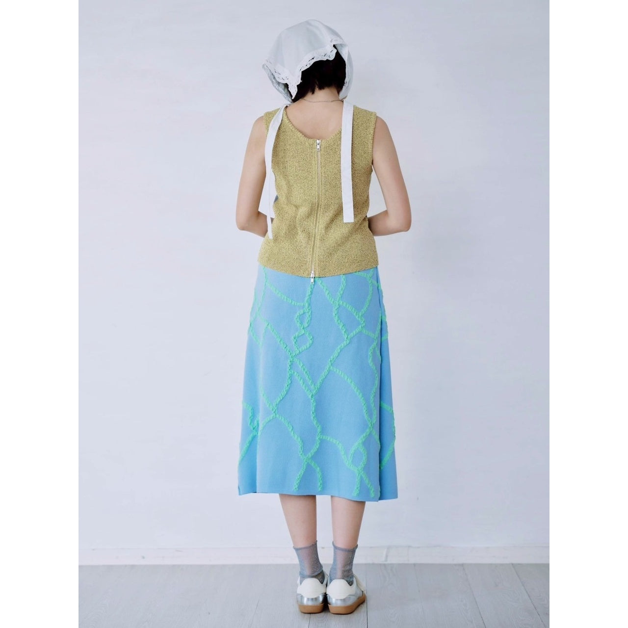 【PRE-ORDER】DUAL WEAR ZIP-FRONT KNIT VEST