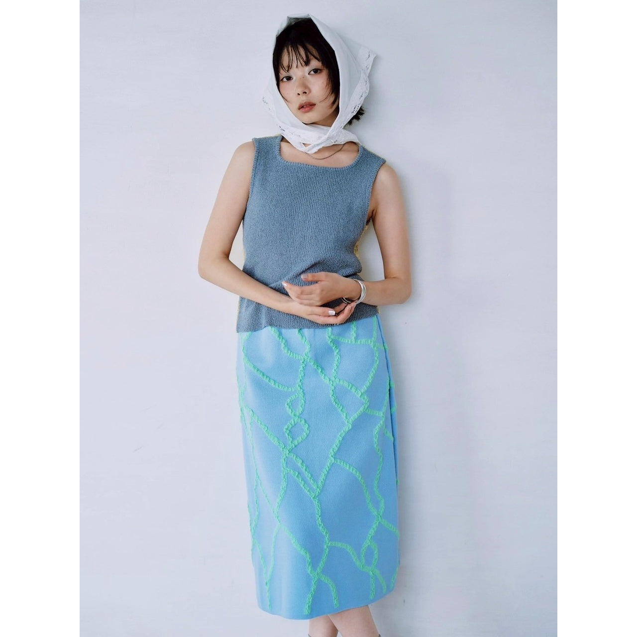 【PRE-ORDER】DUAL WEAR ZIP-FRONT KNIT VEST