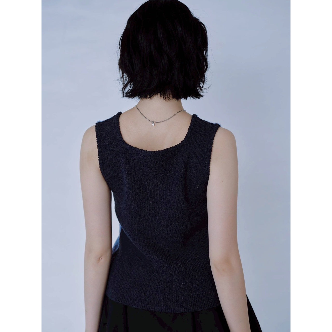 【PRE-ORDER】DUAL WEAR ZIP-FRONT KNIT VEST