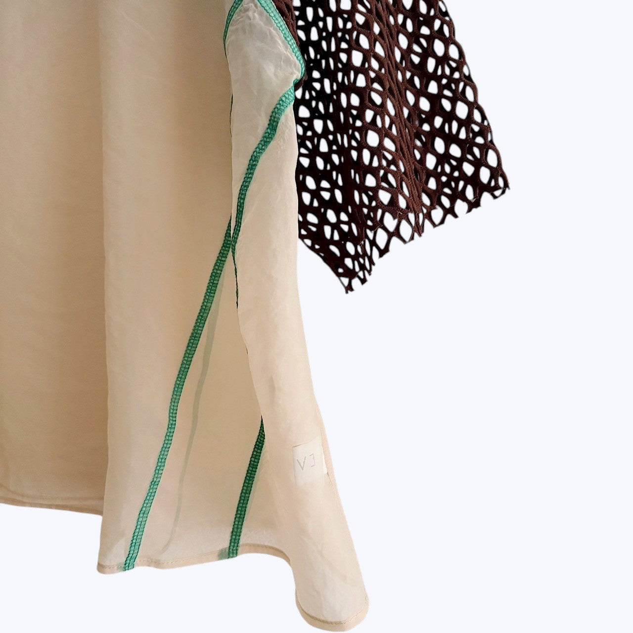 【PRE-ORDER】COLOR BLOCK SHEER MESH TOP