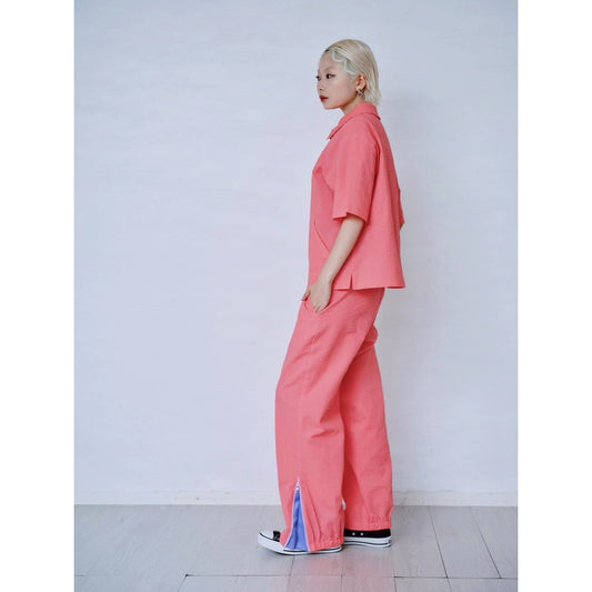 【PRE-ORDER】ZIP HEM SEERSUCKER PANTS