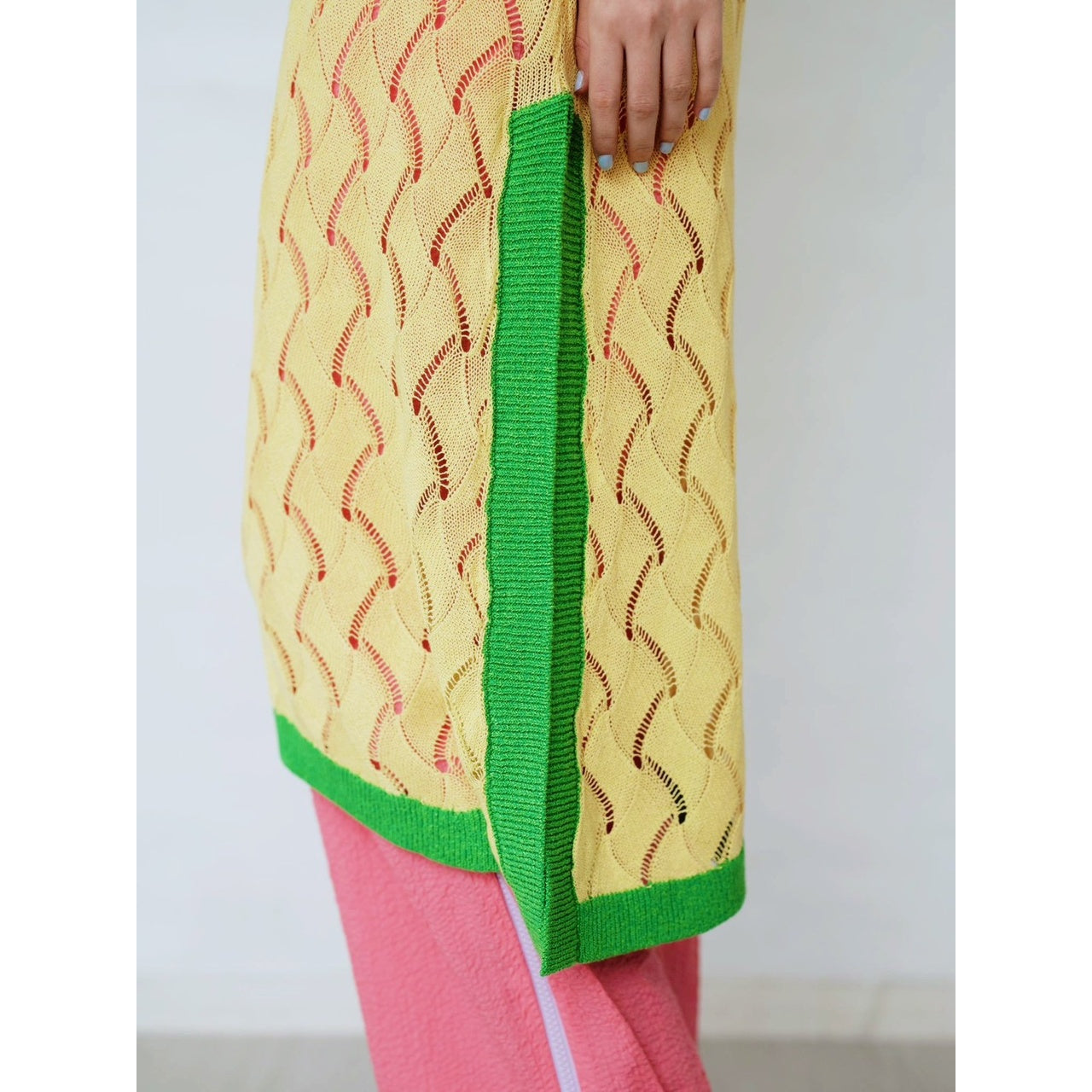 【PRE-ORDER】OPENWORK KNIT DRESS