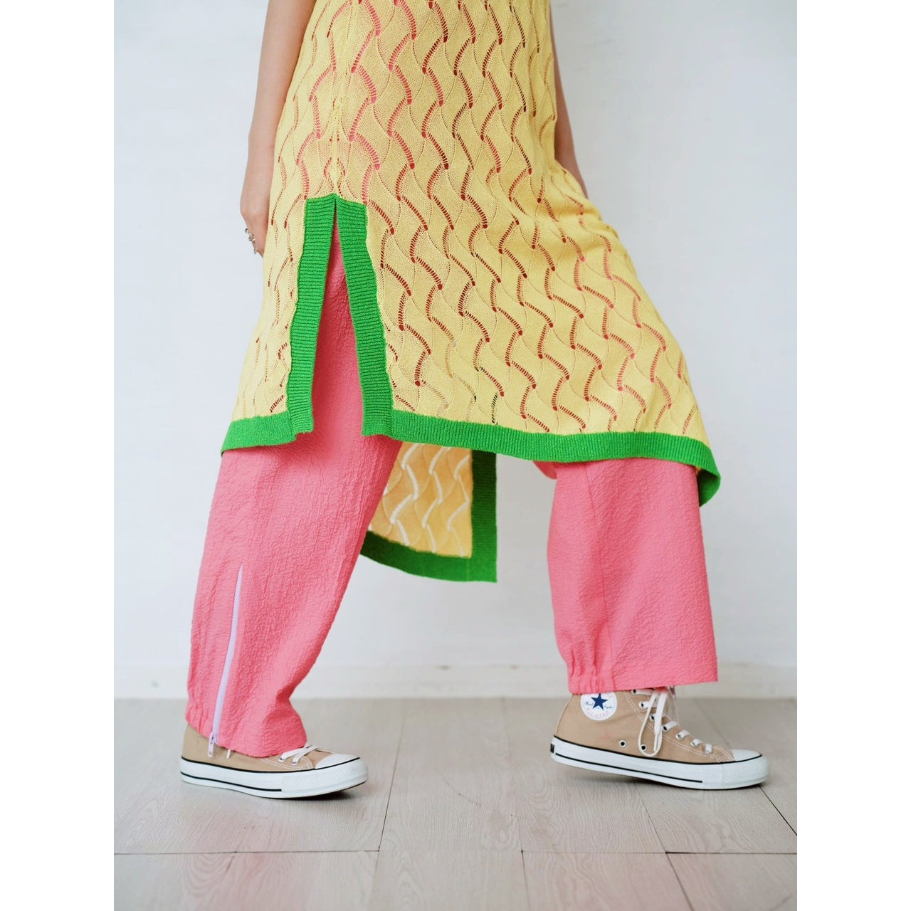 【PRE-ORDER】OPENWORK KNIT DRESS