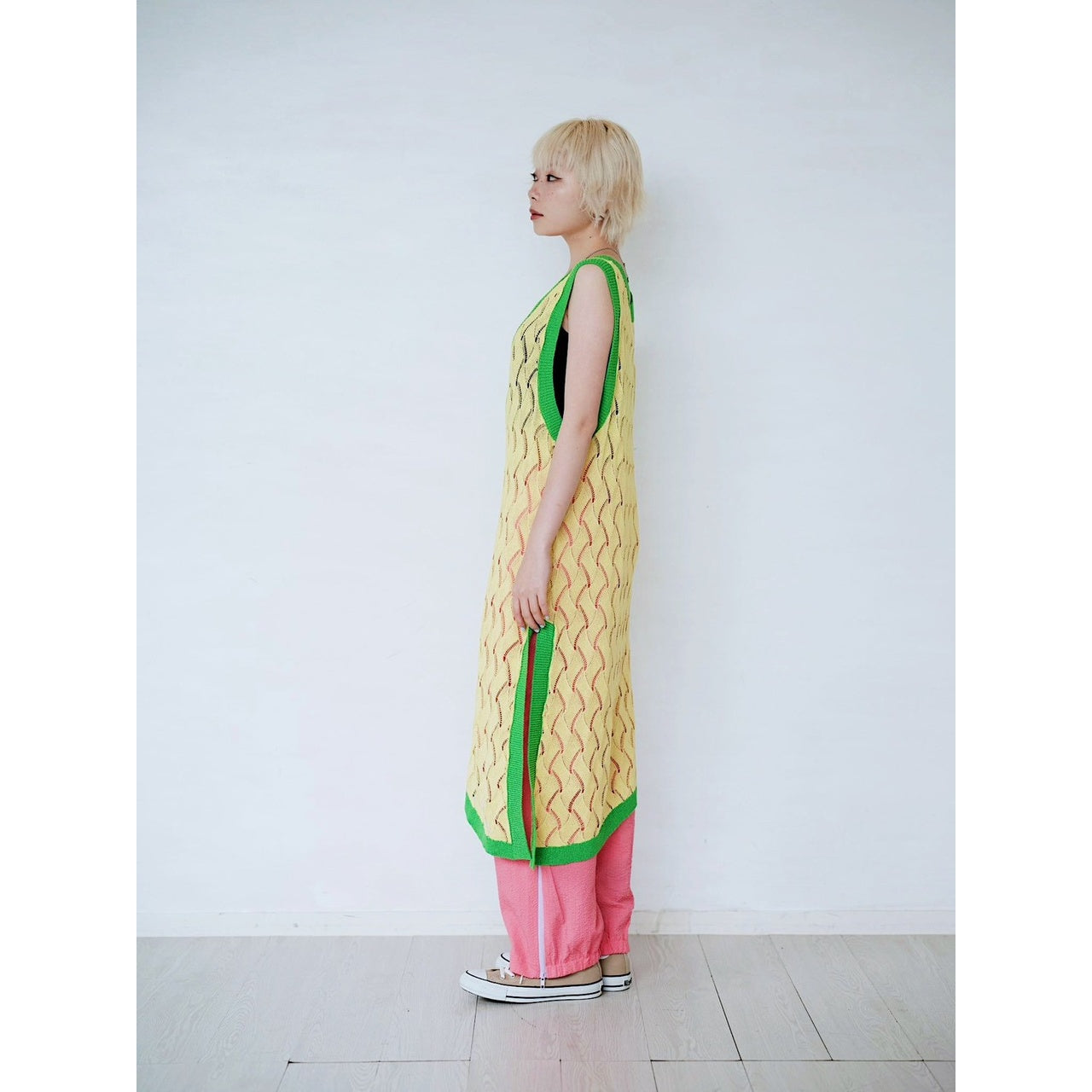 【PRE-ORDER】OPENWORK KNIT DRESS