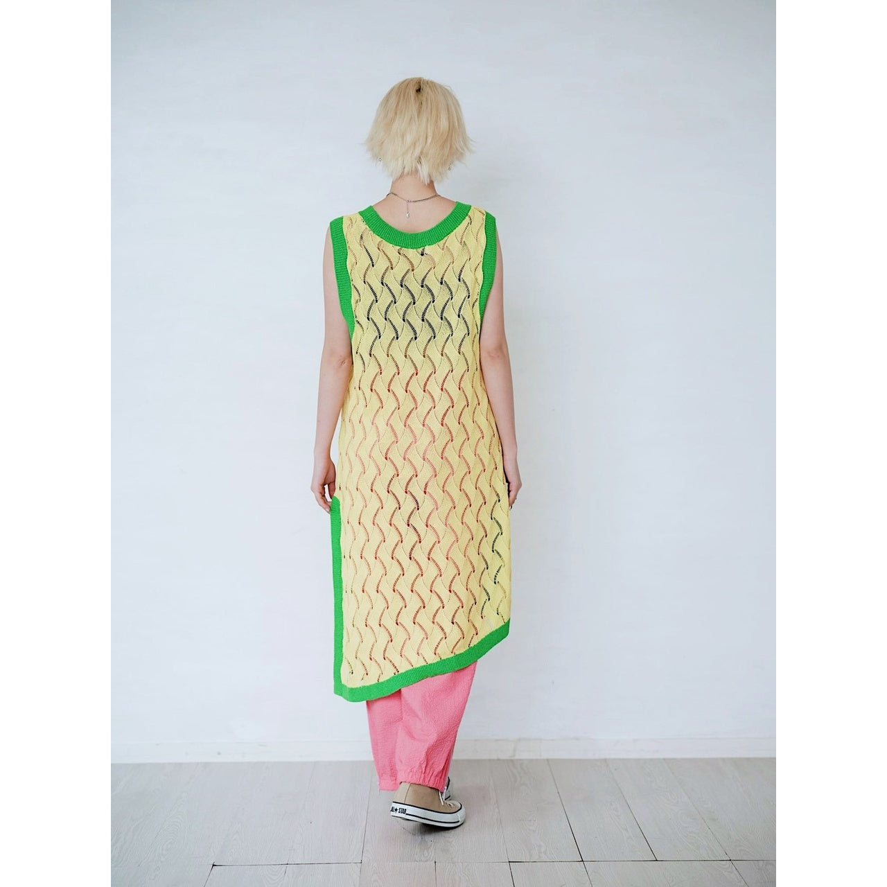 【PRE-ORDER】OPENWORK KNIT DRESS