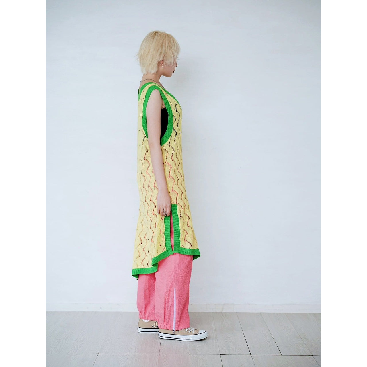 【PRE-ORDER】OPENWORK KNIT DRESS