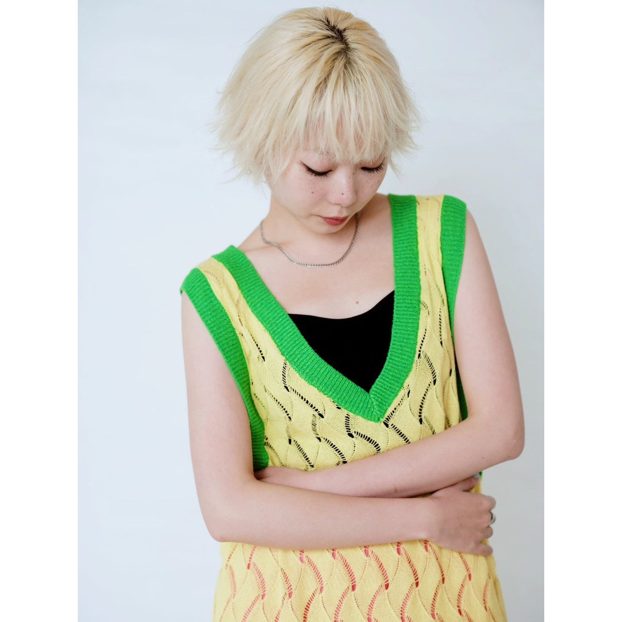 【PRE-ORDER】OPENWORK KNIT DRESS