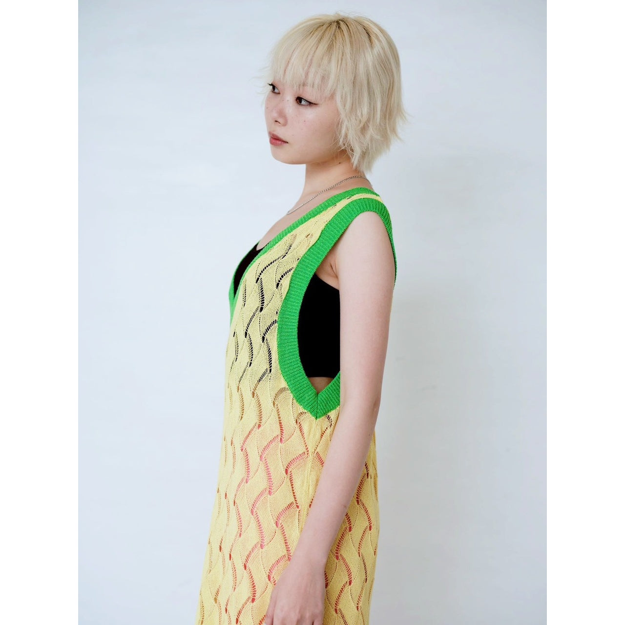 【PRE-ORDER】OPENWORK KNIT DRESS