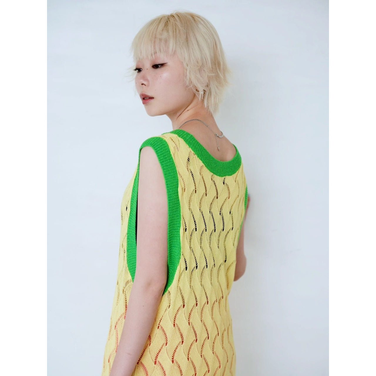 【PRE-ORDER】OPENWORK KNIT DRESS