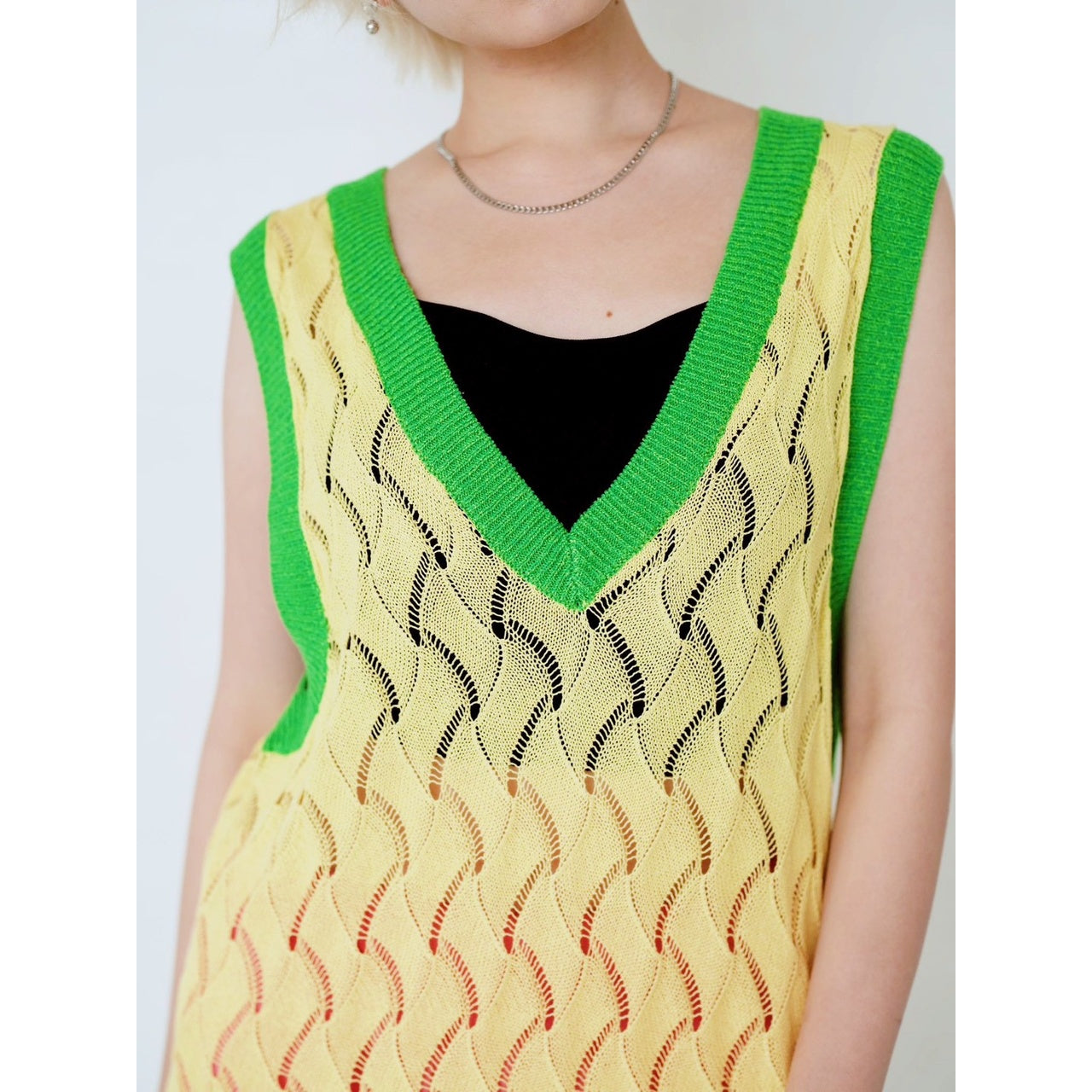 【PRE-ORDER】OPENWORK KNIT DRESS