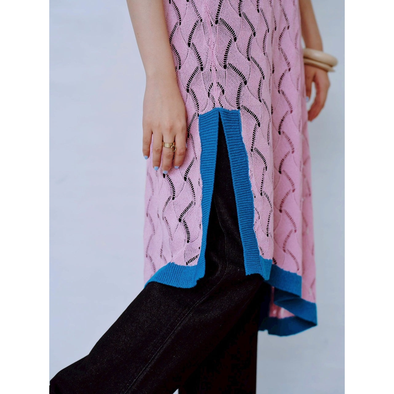 【PRE-ORDER】OPENWORK KNIT DRESS