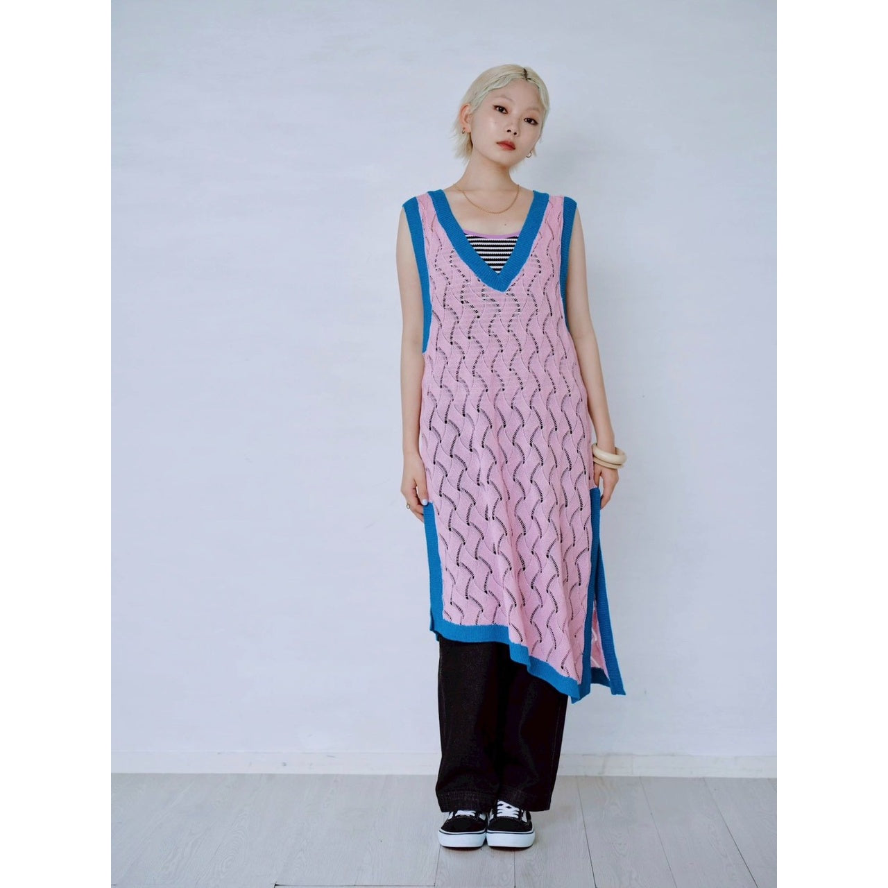 【PRE-ORDER】OPENWORK KNIT DRESS