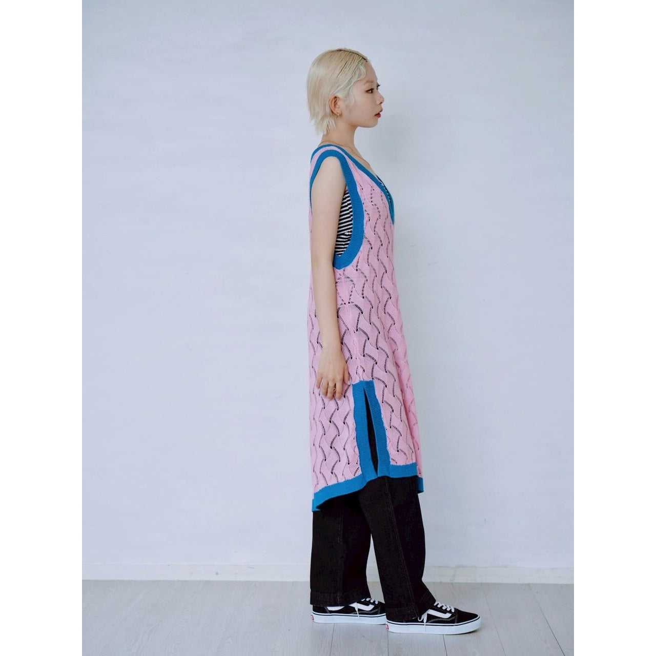 【PRE-ORDER】OPENWORK KNIT DRESS