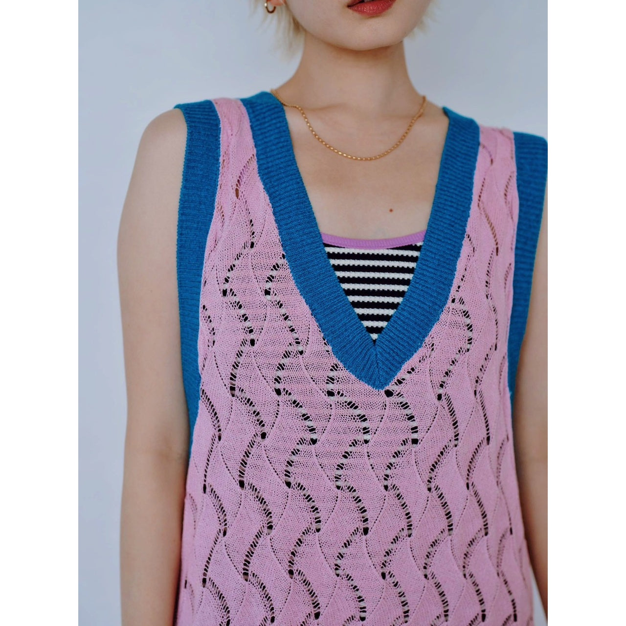 【PRE-ORDER】OPENWORK KNIT DRESS