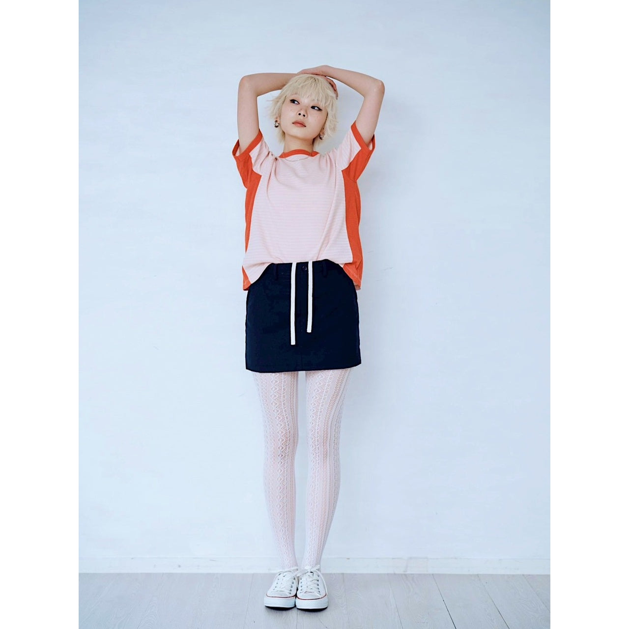 【PRE-ORDER】COLOR BLOCK STRIPED T-SHIRT