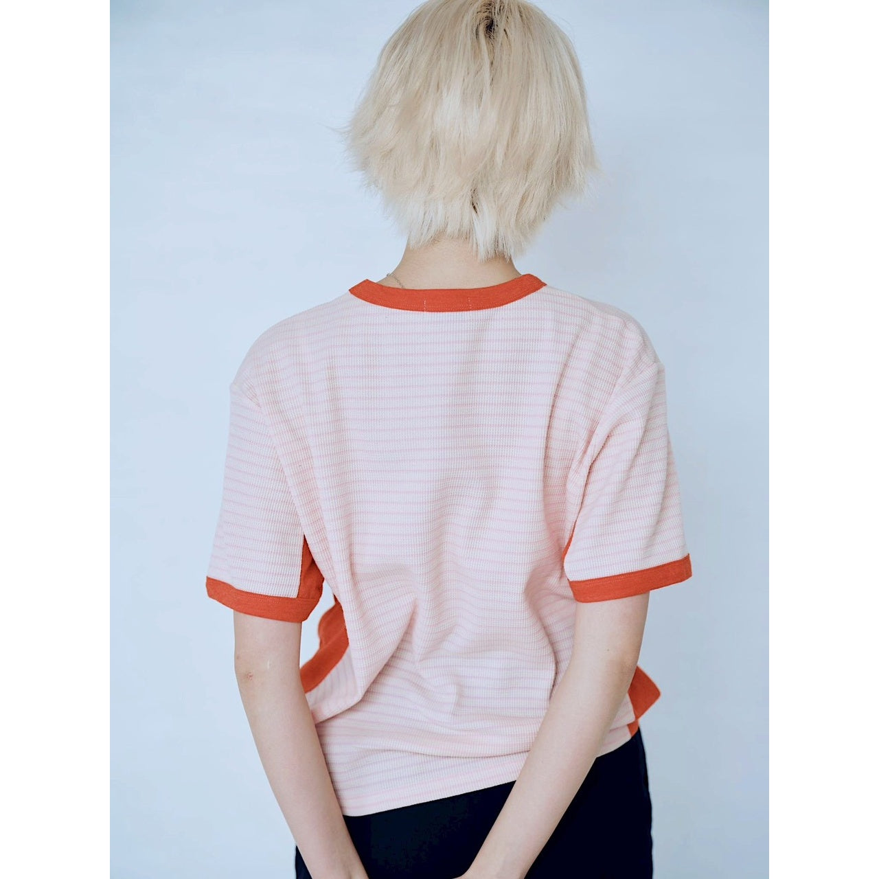 【PRE-ORDER】COLOR BLOCK STRIPED T-SHIRT