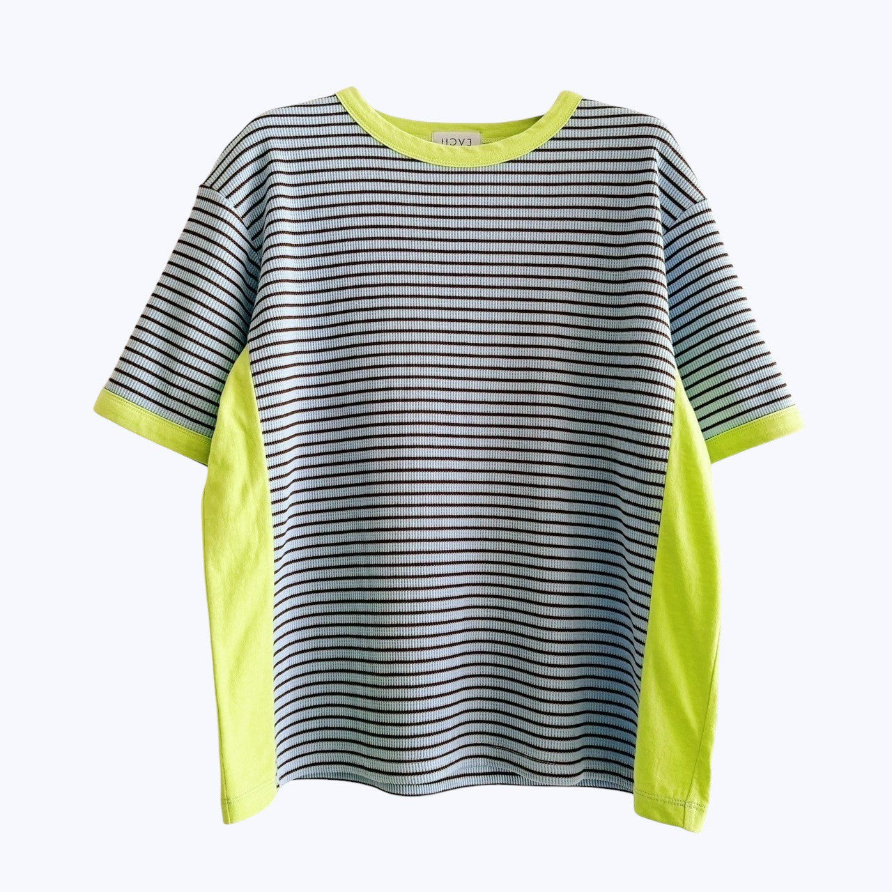 【PRE-ORDER】COLOR BLOCK STRIPED T-SHIRT