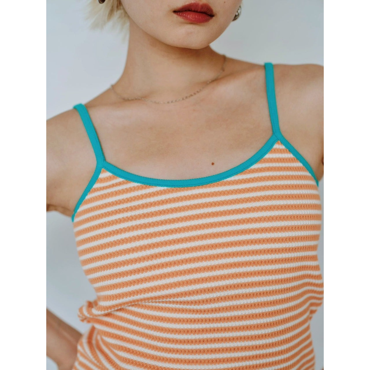 【PRE-ORDER】PADDED STRIPED CAMISOLE