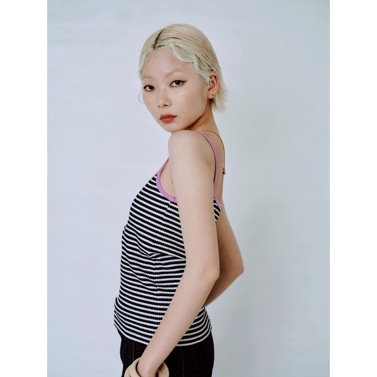 【PRE-ORDER】PADDED STRIPED CAMISOLE