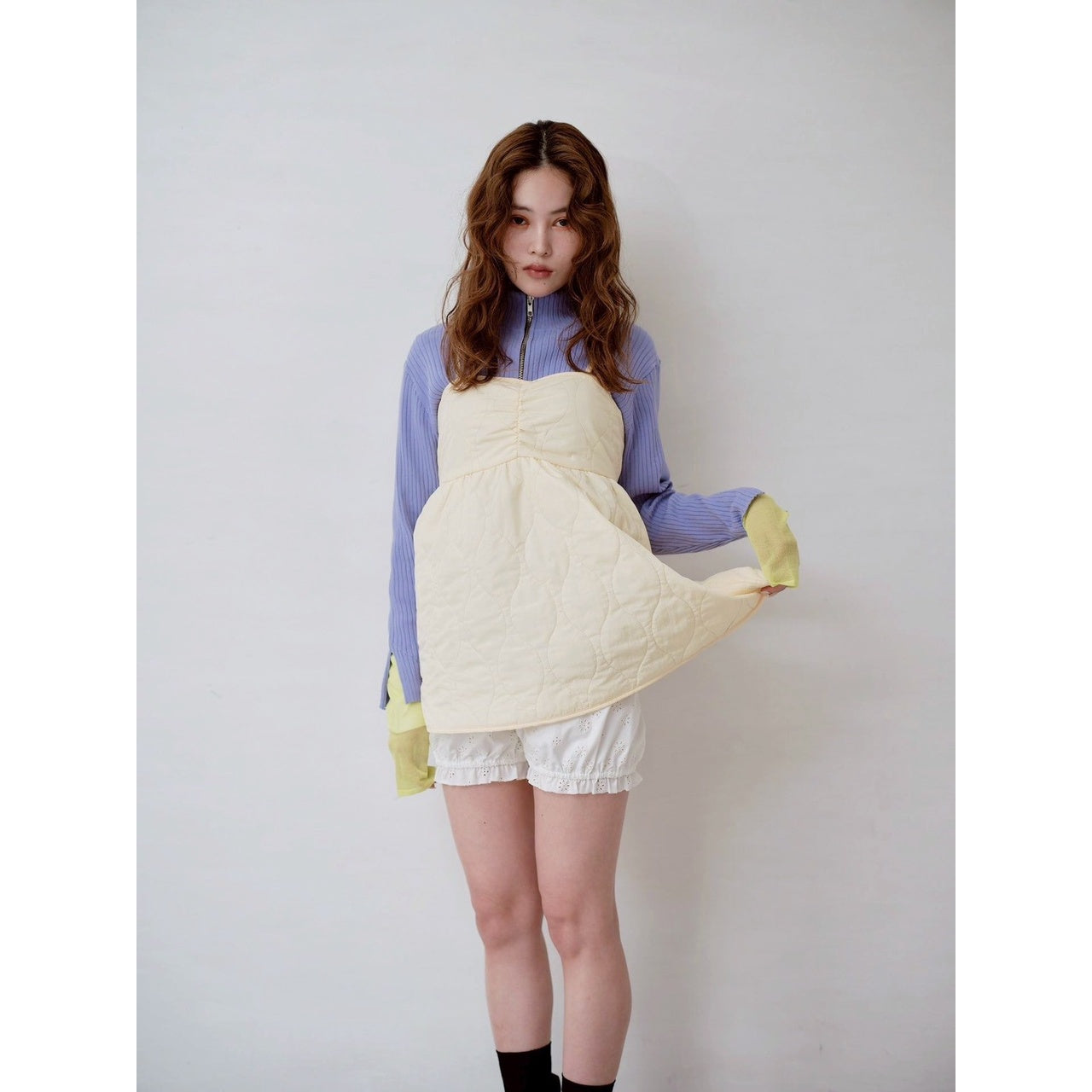 【ONLINE EXCLUSIVE】LIGHT QUILTED CAMISOLE TOP