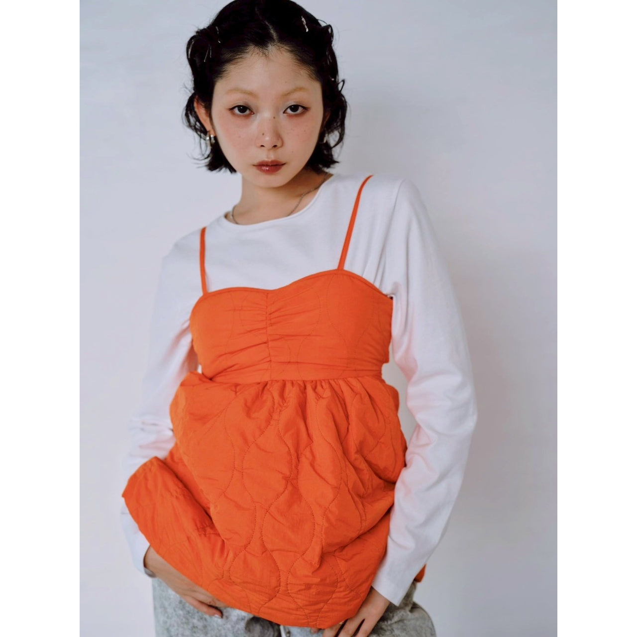 【ONLINE EXCLUSIVE】LIGHT QUILTED CAMISOLE TOP