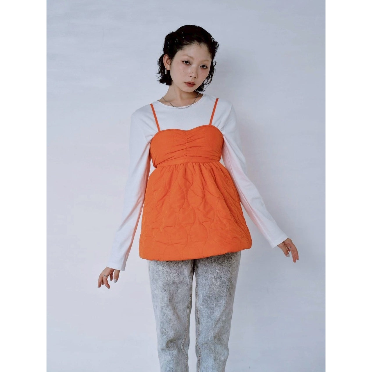 【ONLINE EXCLUSIVE】LIGHT QUILTED CAMISOLE TOP