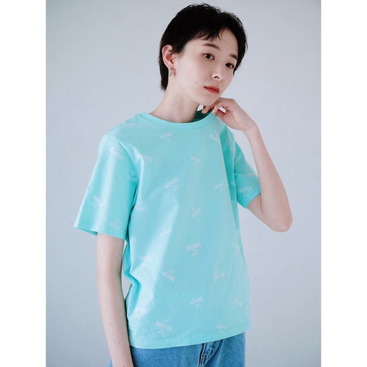 WHOLE PATTERN SHORT SLEEVE T-SHIRT