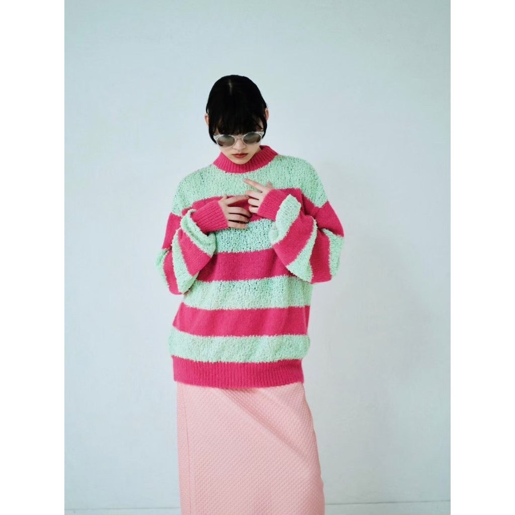 WIDE STRIPE KNIT TOP – HCAE ONLINE STORE