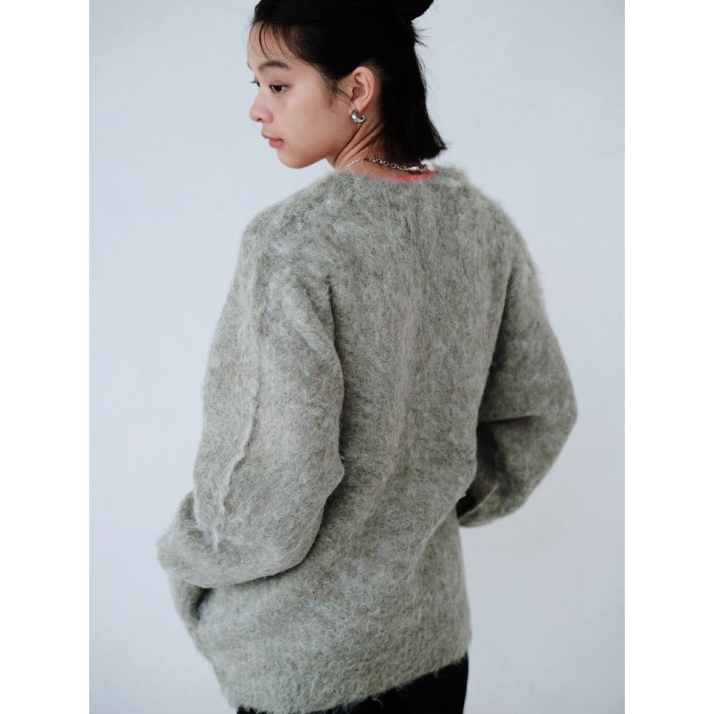 SHAGGY KNIT CARDIGAN