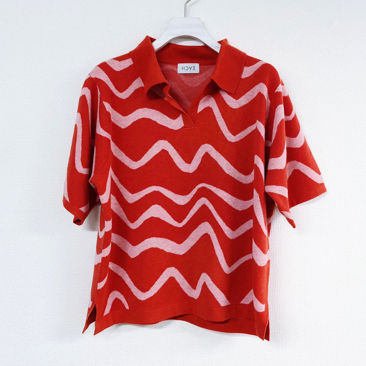 JACQUARD KNIT POLO