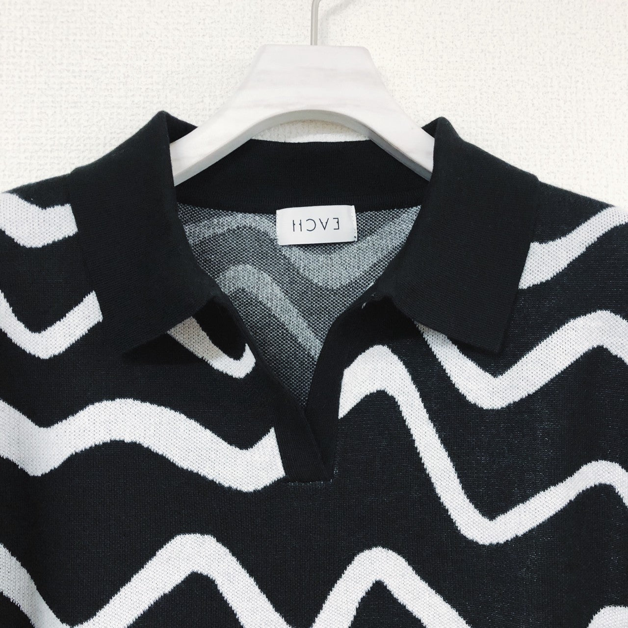 JACQUARD KNIT POLO