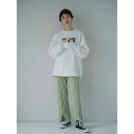 MULTI COLOR KNIT PANTS